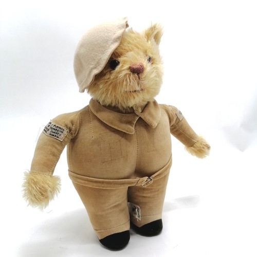 124 - Merrythought homeguard mohair bear named Eric Harry Bathurst from a ltd ed of 1000 - 33cm tall and h... 