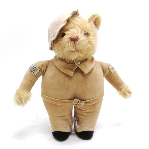 124 - Merrythought homeguard mohair bear named Eric Harry Bathurst from a ltd ed of 1000 - 33cm tall and h... 