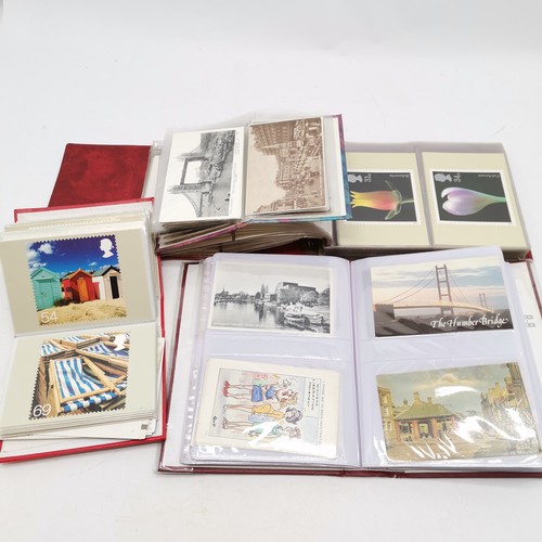 239 - Large qty of postcards inc 9 albums (inc early 20th century), photograph album, 2 albums with PHQ ca... 