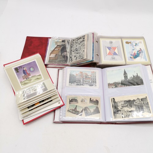 239 - Large qty of postcards inc 9 albums (inc early 20th century), photograph album, 2 albums with PHQ ca... 