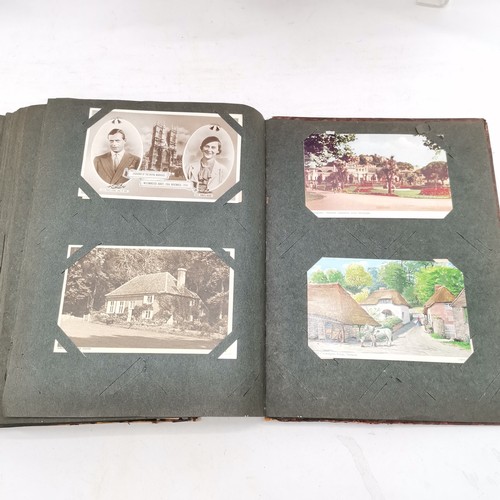 239 - Large qty of postcards inc 9 albums (inc early 20th century), photograph album, 2 albums with PHQ ca... 