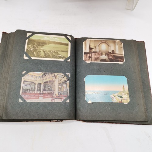 239 - Large qty of postcards inc 9 albums (inc early 20th century), photograph album, 2 albums with PHQ ca... 