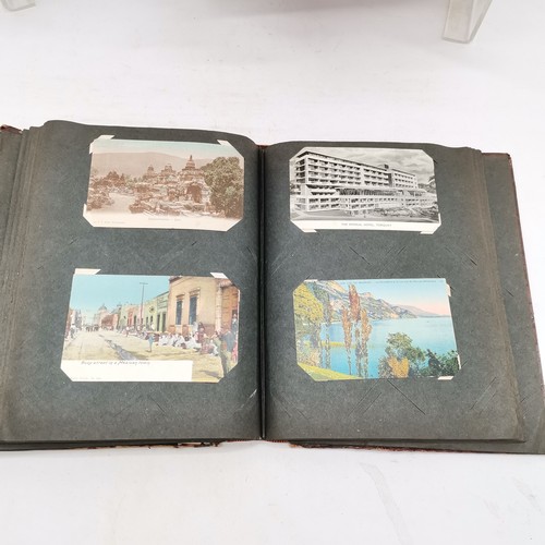 239 - Large qty of postcards inc 9 albums (inc early 20th century), photograph album, 2 albums with PHQ ca... 