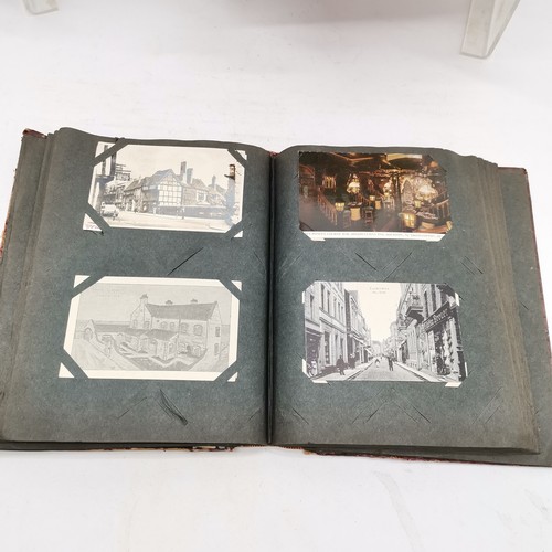 239 - Large qty of postcards inc 9 albums (inc early 20th century), photograph album, 2 albums with PHQ ca... 