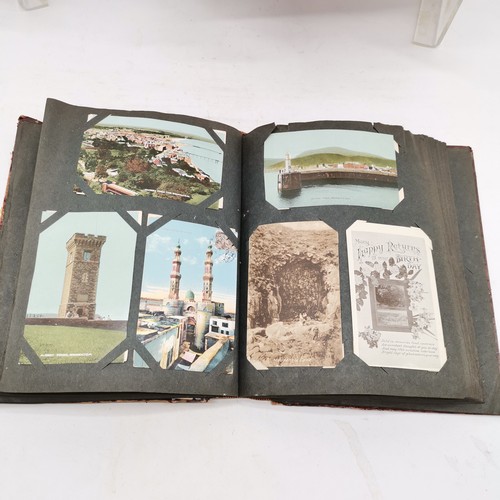 239 - Large qty of postcards inc 9 albums (inc early 20th century), photograph album, 2 albums with PHQ ca... 