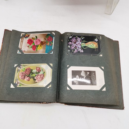 239 - Large qty of postcards inc 9 albums (inc early 20th century), photograph album, 2 albums with PHQ ca... 