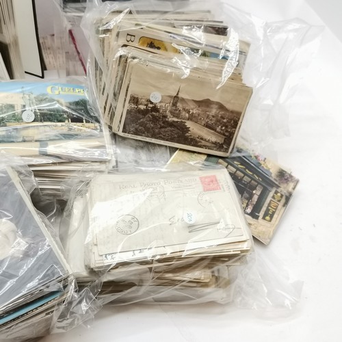 239 - Large qty of postcards inc 9 albums (inc early 20th century), photograph album, 2 albums with PHQ ca... 