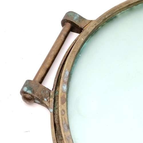 251 - Original ships porthole window - 46cm diameter