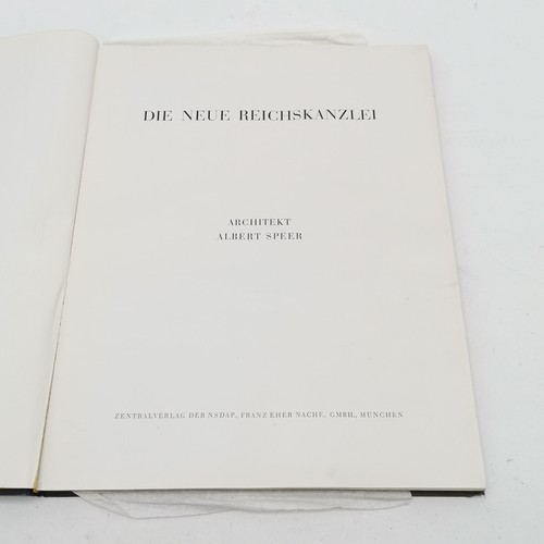 281 - c.1945 book - Die Neue Reichskanzlei by architect Albert Speer (1905-81) who was a close ally of Ado... 