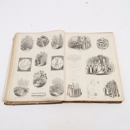 282 - Antique Victorian book - The pictorial gallery of arts ~ disbound but contains many interesting pict... 