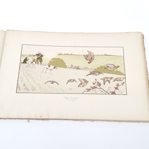 380 - Antique book - 'A Sporting Garland' with pictures by Cecil Aldin ~ has signature at front E W Croker... 