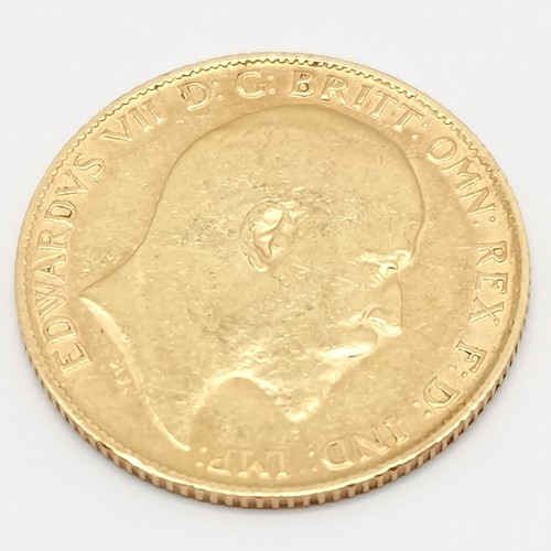 396 - 1903 KEVII half sovereign coin