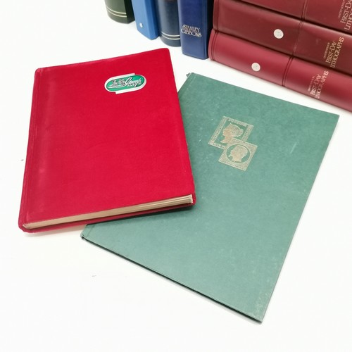 404 - Collection of 19 x stamp / cover albums as follows i) green stockbook mint channel islands ii-iv) RA... 