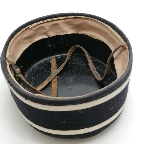 490 - Vintage British 26th Boys Brigade pill box hat - 15.5cm x 12.5cm