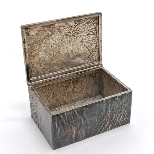 Tiffany Co sterling silver samorodok lidded box x