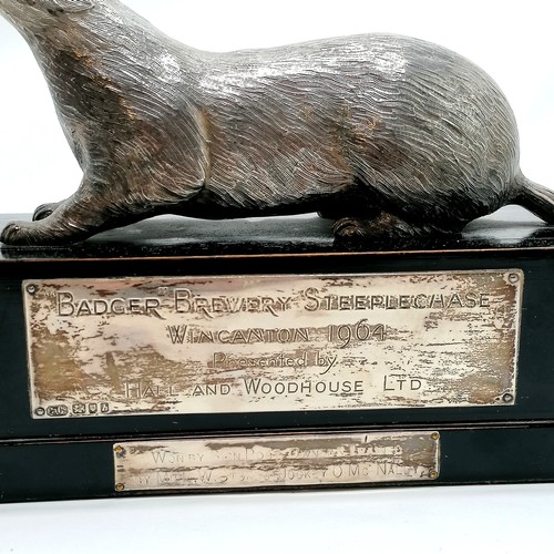 33 - 1964 Badger Beer Brewery steeplechase (Wincanton) silver hallmarked trophy by Carrington & Co as won... 