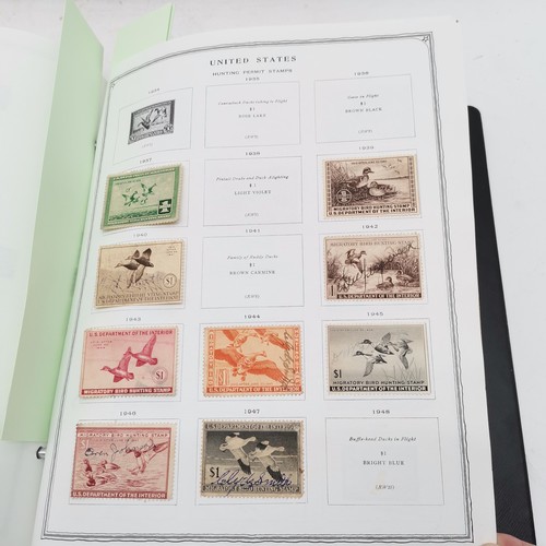 53 - Collection of 14 x stamp albums as follows i) green stockbook with small qty of used commonwealth in... 