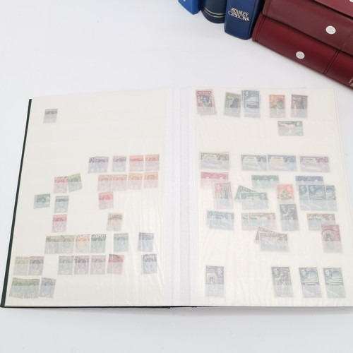 52 - Collection of 19 x stamp / cover albums as follows i) green stockbook mint channel islands ii-iv) RA... 