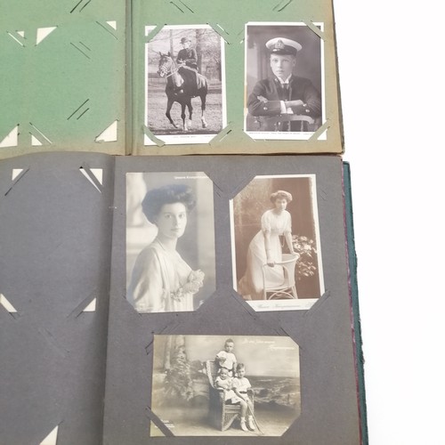 75 - 3 albums of original royalty postcards inc the Russian royal family all early 20thc