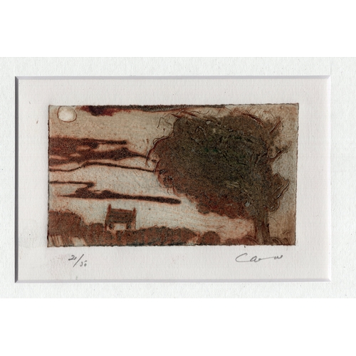 81 - Ian Laurie (1933-2022) original hand signed etching of a 'Wee Cornish cottage' from a ltd edition of... 