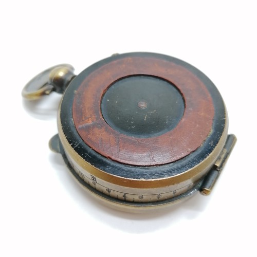 96 - Dolland of London antique (military) marching compass - 5.4cm diameter t/w St John's ambulance 'chai... 