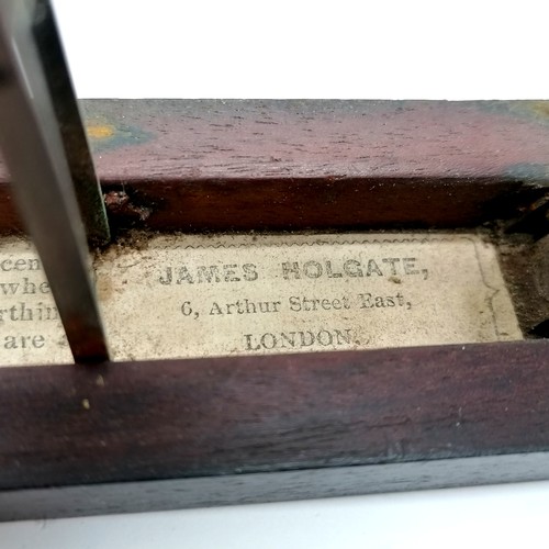 101 - James Holgate pocket folding gold / sovereign scales with original paper labels / instructions  - op... 