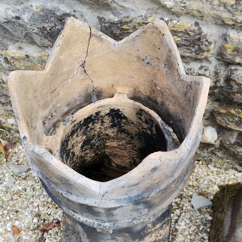 125 - Pair of chimney pots - both a/f