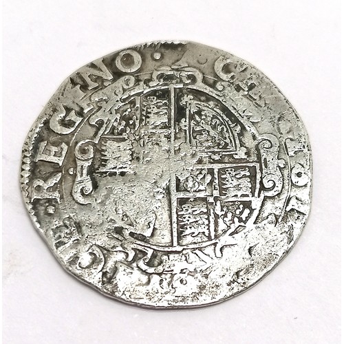 202 - Charles I silver shilling coin