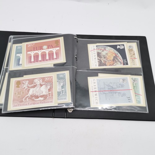 208 - 2 albums ~ i) railway heritage bicentennial mint stamp collection ii) GB PHQ cards inc 1976 customs ... 