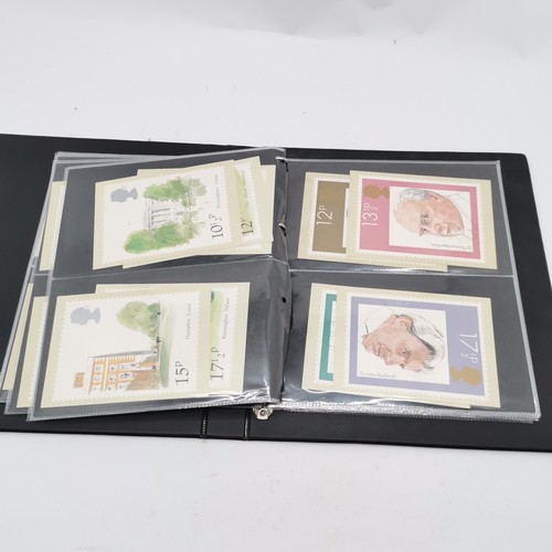 208 - 2 albums ~ i) railway heritage bicentennial mint stamp collection ii) GB PHQ cards inc 1976 customs ... 