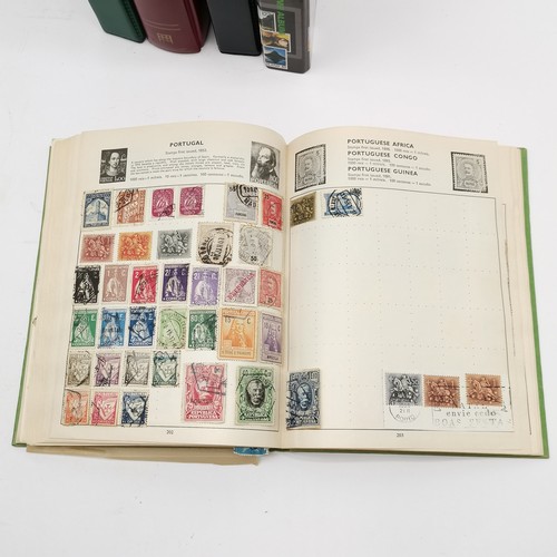 233 - Collection of 12 stamp albums t/w Stamp bug bound booklets (in 3 folders)