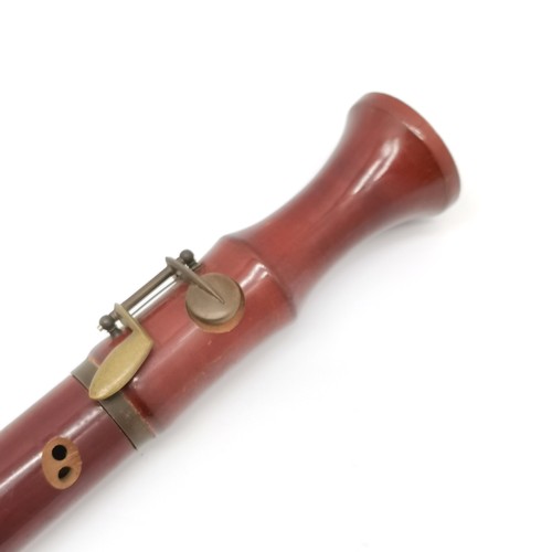 278 - Schott's (German) concert woodwind alto recorder instrument - 3499 part 2A ~ 62cm long and has sligh... 