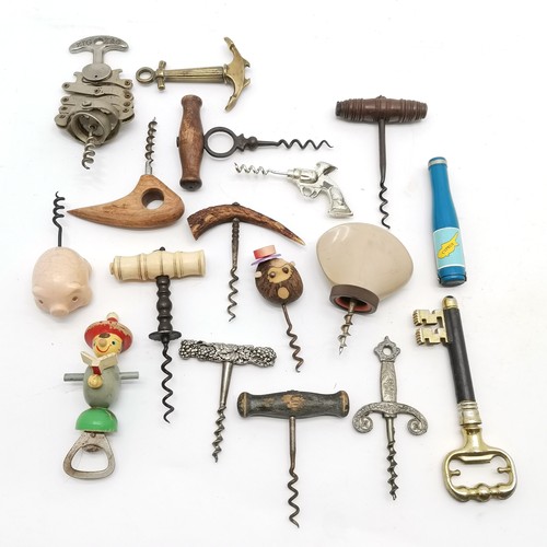 296 - Lifetime collection of antique / vintage corkscrews / bottle openers (approx 125+) inc zig-zag, nove... 