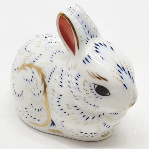 67 - Royal Crown Derby bunny paperweight - no obvious signs of damage - 7cm high