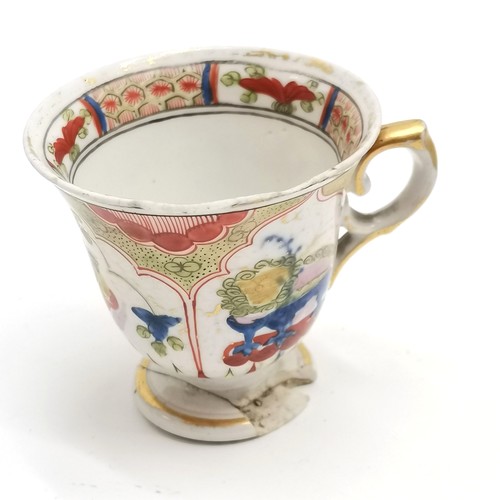 83 - Quantity of antique tea and dinner ware including Davenport with pink rose detail - some A/F