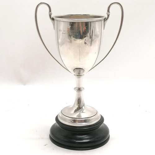 119 - 1913 Duke of Cornwall's Light Infantry silver trophy presented by Charles J Eunor to A company 5th D... 