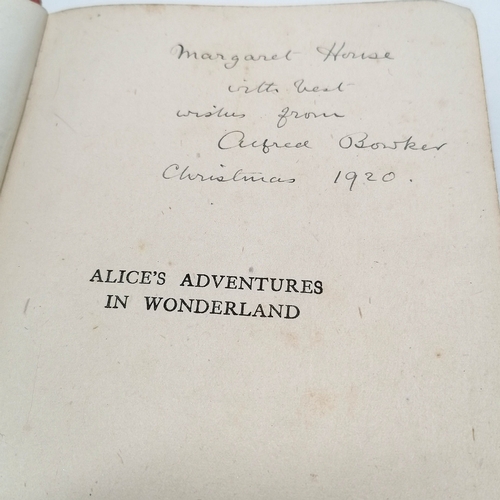 239 - c.1920 Alice's adventures in wonderland (4th ed) by Lewis Carroll & illustrated by Margaret W Tarran... 