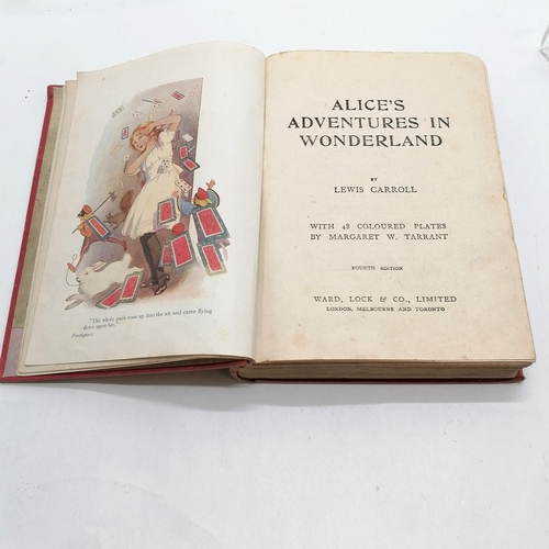 239 - c.1920 Alice's adventures in wonderland (4th ed) by Lewis Carroll & illustrated by Margaret W Tarran... 