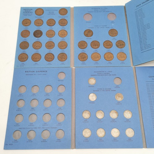 241 - Qty of GB year sets, coin packs, 6 x Whitman folders (1 filled), proof coins etc