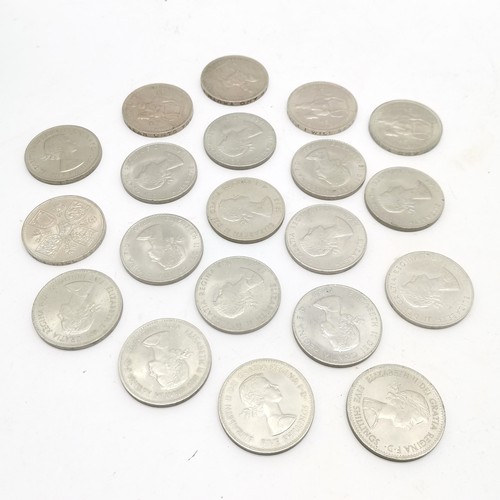 248 - Qty of GB coins ~ 50 x 1st decimal pack + 60 crowns (25 x 1953 crowns (5 loose), 5 x 1960 & 30 x 196... 