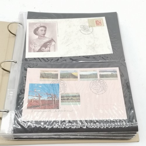 250 - Album of 40 x Cocos (Keeling) Island FDC's