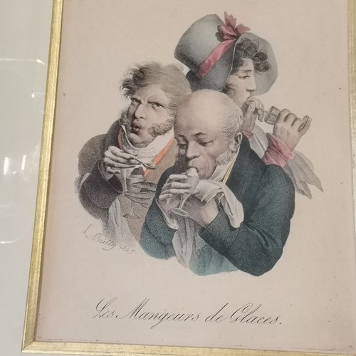 288 - Louis-Léopold Boilly (1761–1845) pair of prints - Les Mangeurs d'Huitres / de Glaces (Oyster / ice c... 