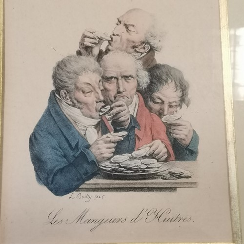 288 - Louis-Léopold Boilly (1761–1845) pair of prints - Les Mangeurs d'Huitres / de Glaces (Oyster / ice c... 