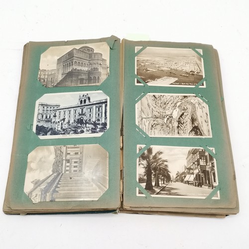 299 - Postcard album with Italy postcards & Whipsnade zoo postcards etc