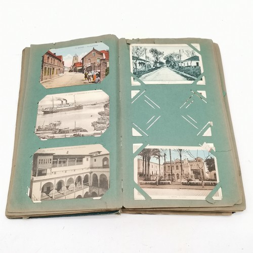 299 - Postcard album with Italy postcards & Whipsnade zoo postcards etc