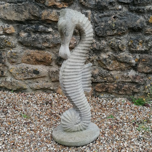 45 - Figure of a seahorse - 80cm high