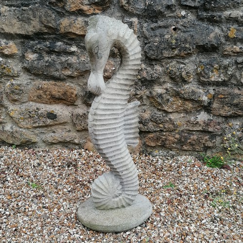 45 - Figure of a seahorse - 80cm high