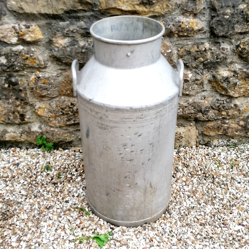 99 - Aluminium Desco Trowbridge milk churn - 45cm high