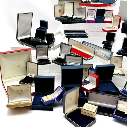 754 - Quantity of jewellery and watch boxes including some antique, Eternamatic, Zodiac etc