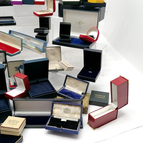 754 - Quantity of jewellery and watch boxes including some antique, Eternamatic, Zodiac etc